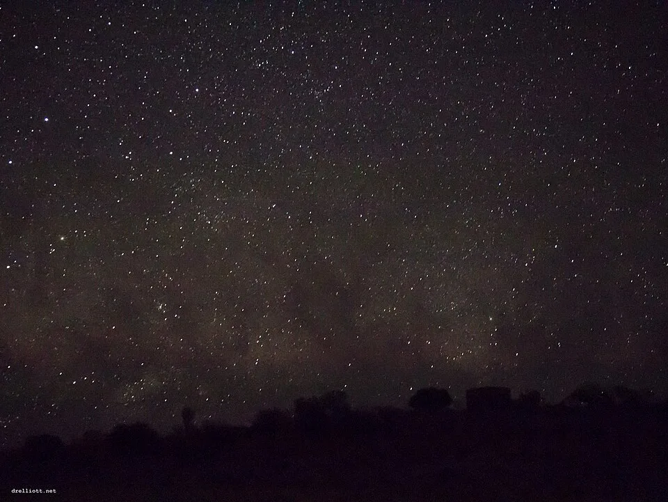 Vista del cielo nocturno