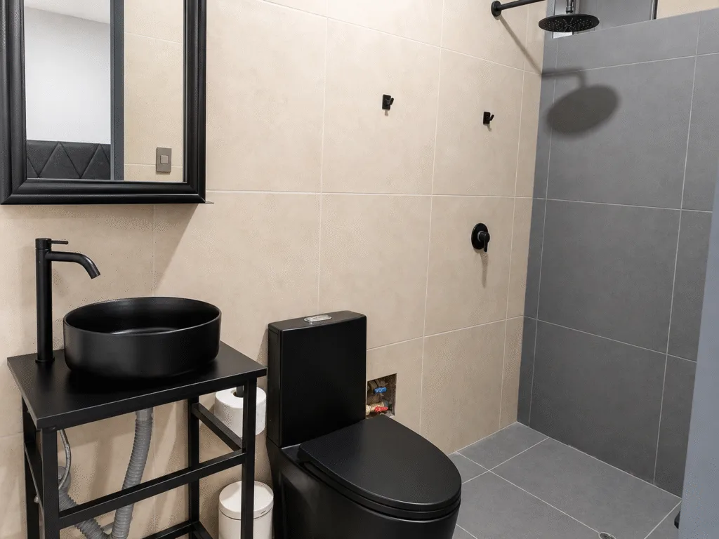 Baño completo en la habitación El Astrónomo